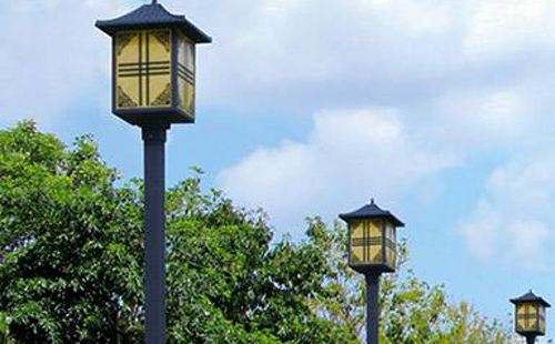 工业园区庭院灯安装间距与布灯设计全解析