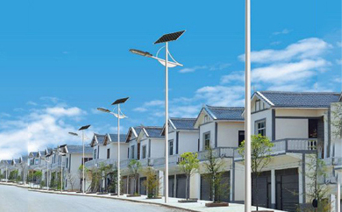 工业园区太阳能路灯配置与在乡村道路照明中的应用